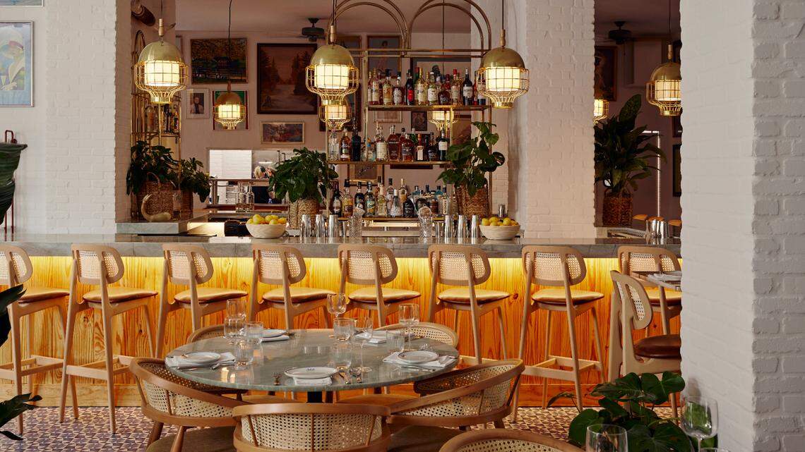 The bar at Joliet in Miami Beach, the New Orleans seafood concept from Lost Boy & Co. The restaurant has closed for good.