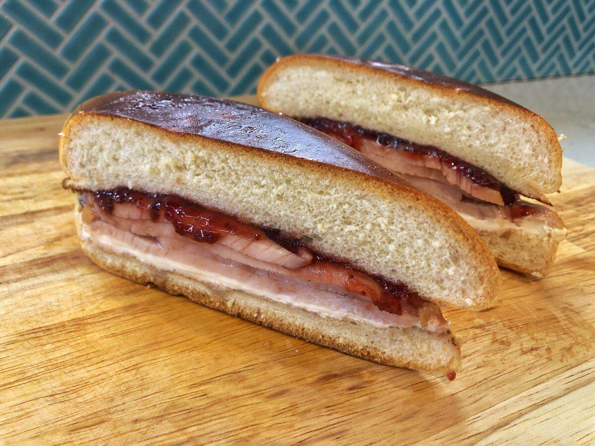 The Elena Ruz sandwich is distinctly Cuban, invented by a woman of the same name in Cuban in the late 1920s.