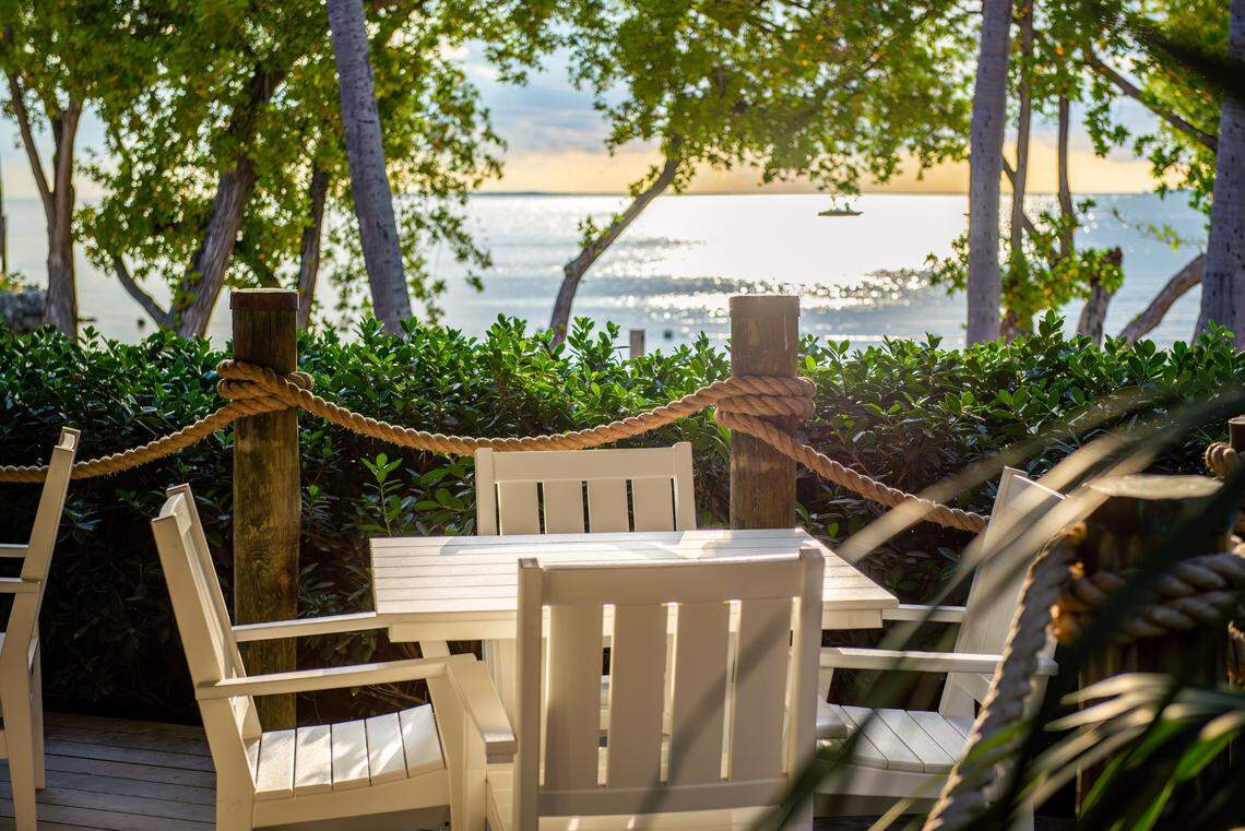 The waterfront view at Marker 88 in Islamorada.