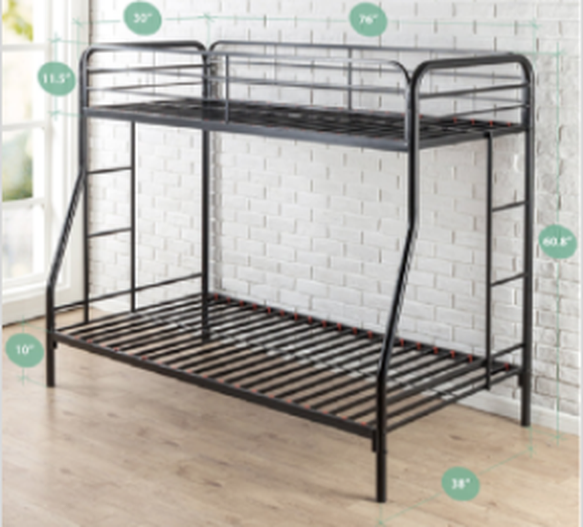 Zinus Bunk Bed, model NTBB