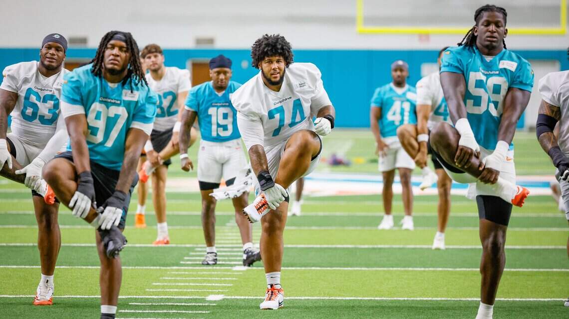 Dolphins OL Kadyn Proctor just learned a valuable lesson: show up when it matters