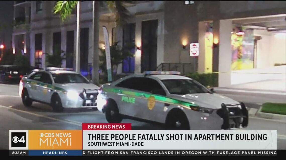 A man fatally shot his girlfriend, her roommate, then himself near Coral Gables, cops say