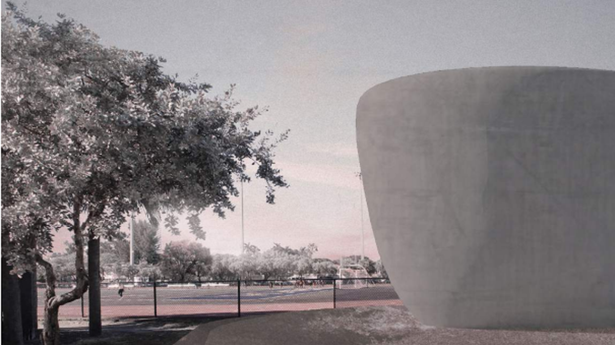 Harvard graduate students came up with ideas for methods Miami Beach could use to adapt to rising seas in the future, including giant cisterns that double as art pieces in public parks.