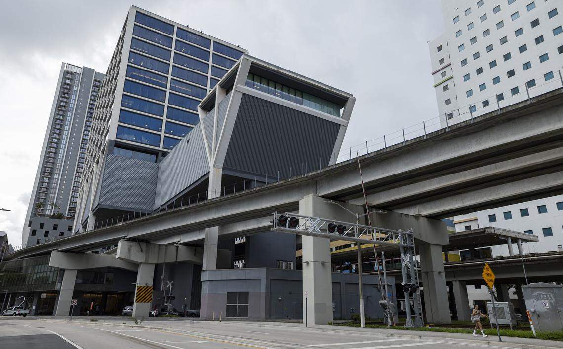 A general view of the MiamiCentral train station on Wednesday, Sept. 24, 2025, in downtown Miami, Fla. The station, built on an 11-acre lot, spans six blocks between Northwest Third and Eighth streets.