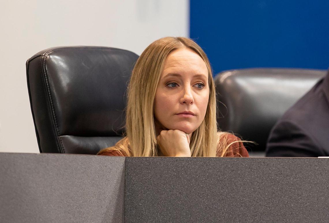 Broward County School Board member Sarah Leonardi voted against the National Day of Prayer resolution. A former teacher, she was concerned about having the board endorse a religious measure.