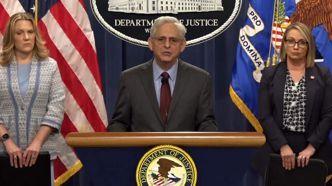 U.S. Attorney General Merrick Garland announces on June 27, 2024, how 193 business operators, medical doctors and other licensed professionals were charged with submitting $2.75 billion in fake Medicare claims. Among those arrested over a two-week period were 38 people in South Florida.