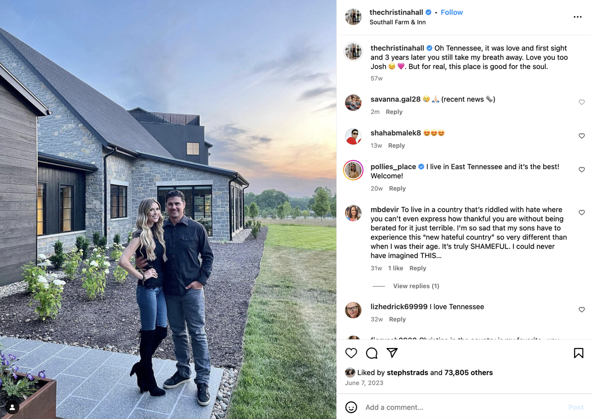 HGTV stars Christina Hall’s husband shockingly files for divorce after she shared secret to strong marriage