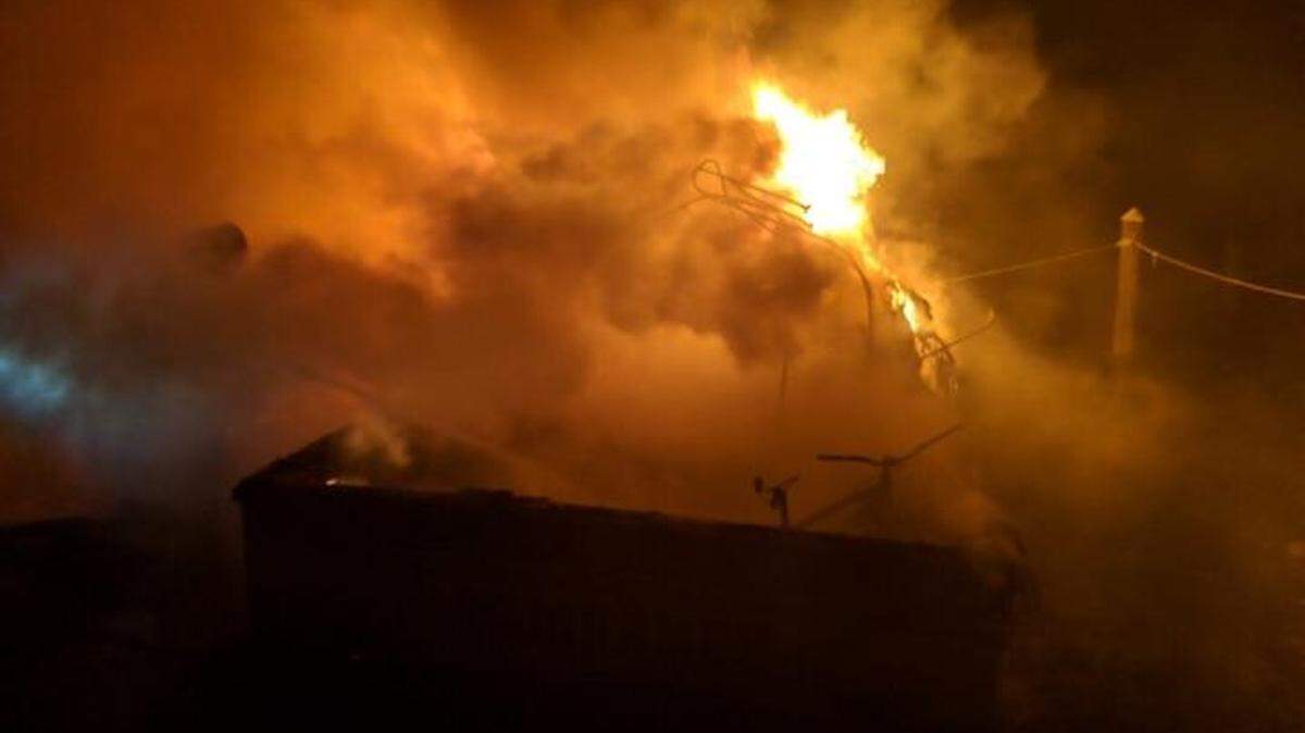 Flames engulf a 45-foot boat at the Sunset Marina in Key West Thursday night, Nov. 22. Police are investigating the blaze as arson.