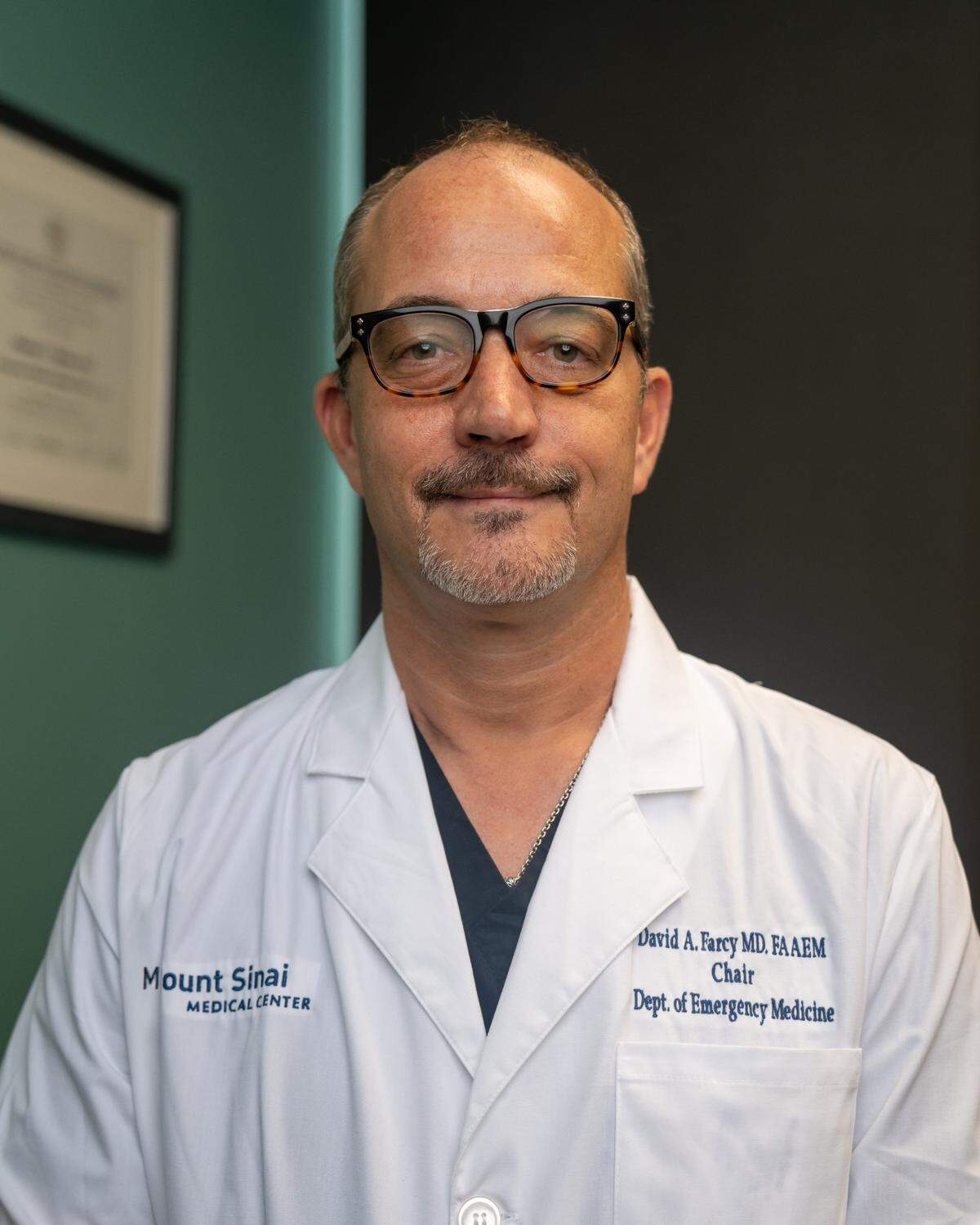 El doctorDavid Farcy, jefe de medicina de urgencias del Mt. Sinai Medical Center.