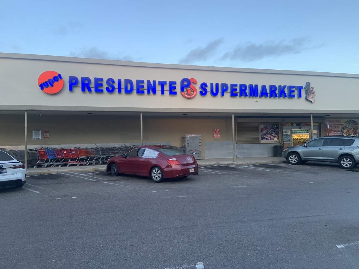 Presidente Supermarket, 8100 N. Miami Ave., in North Miami-Dade.