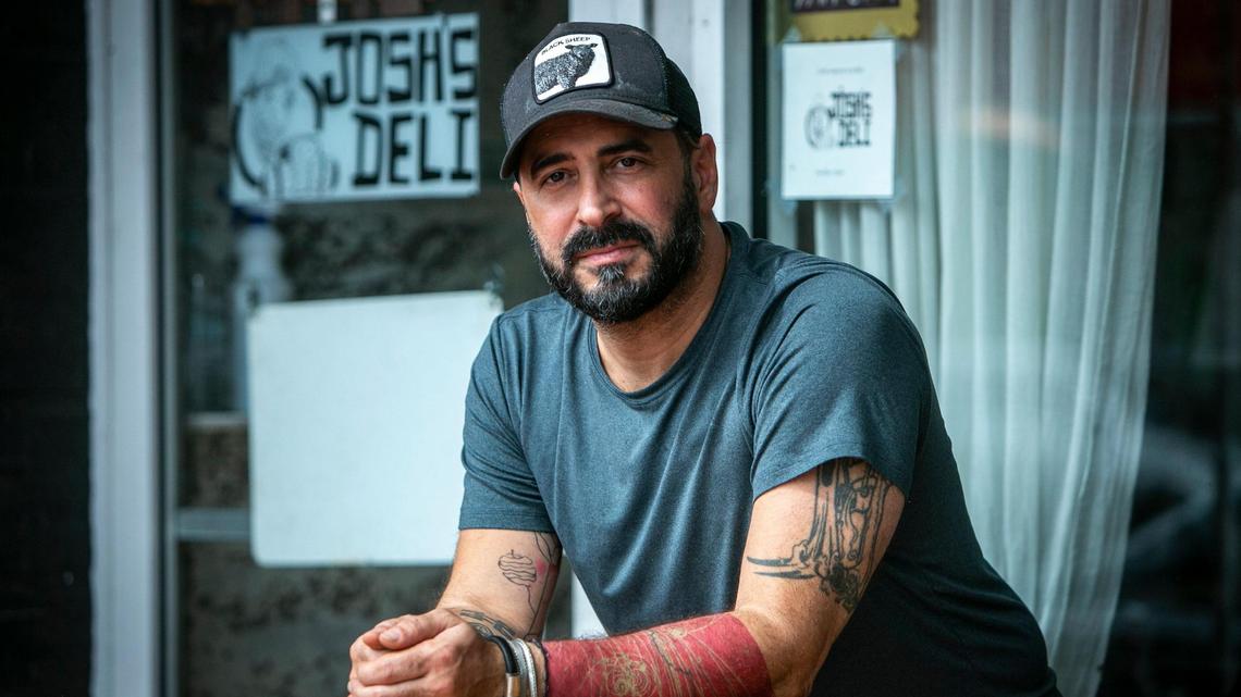 Josh Marcus, of Josh’s Deli, is one of several Surfside business owners who finds his business struggling after the pandemic followed by the condo collapse.