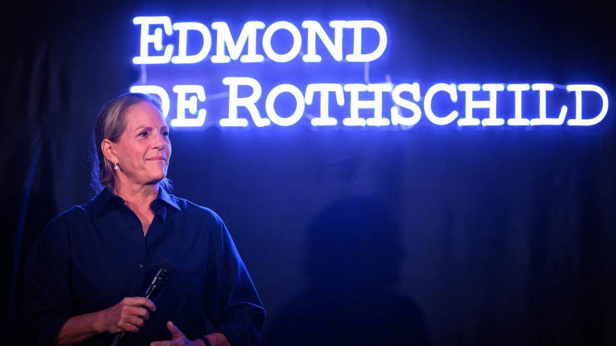 French Edmond de Rothschild group general director Ariane de Rothschild looks on during a press conference in Lorient, north-western France on December 3, 2025. (Photo by Loic VENANCE / AFP via Getty Images)
