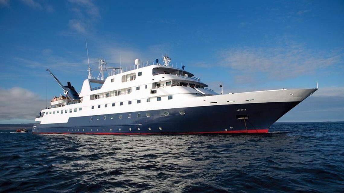 Celebrity Cruise’s ship, the Celebrity Xpedition, ran aground Nov. 5, 2019, in the Galápagos.