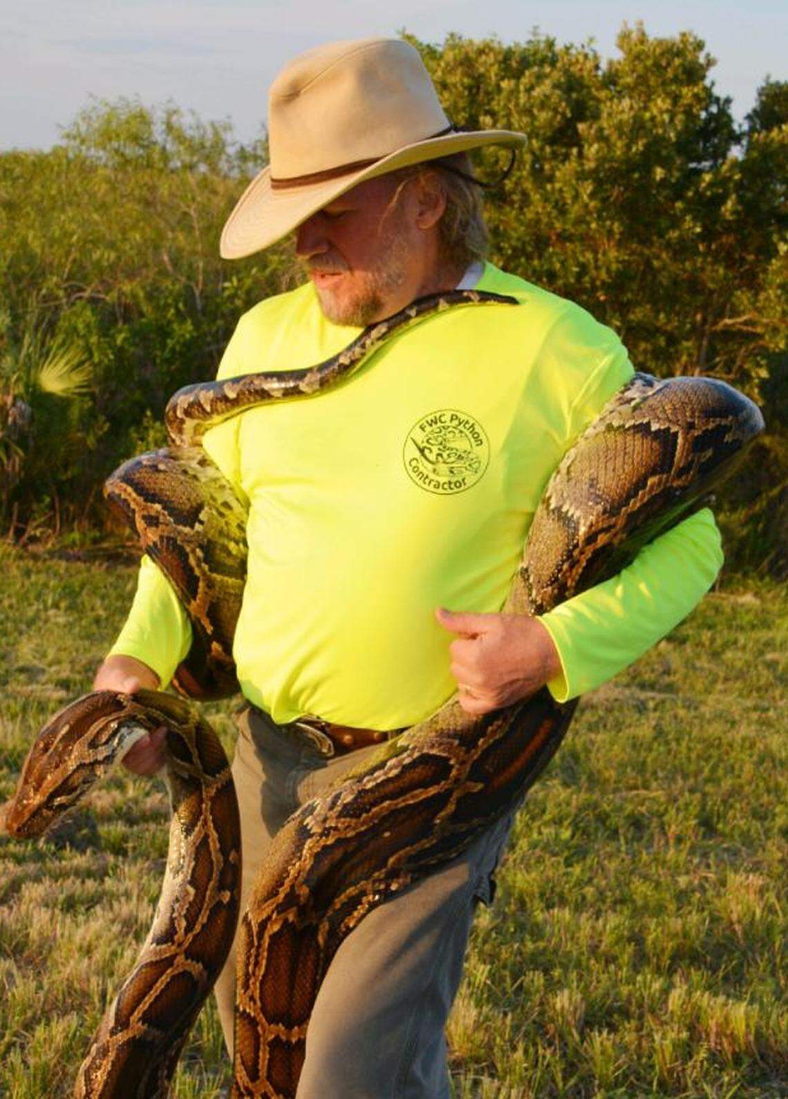 Tom Rahill founded Swamp Apes in 2008 to take veterans to capture pythons in the Everglades.