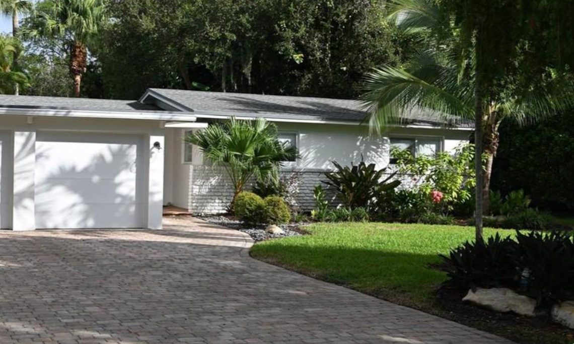 South Miami has a median sales price of $884,000 for single-family homes. Above: A single-family house listed for $765,000 in January 2021.