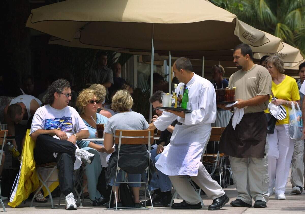 In this file photo from April 27, 2001, Cafe Cardozo, at 1300 Ocean Drive, on Miami Beach, became Mark Soyka's fifth restaurant after opening the nearby News Cafe. The cafe opened at the Cardozo Hotel and had the same sidewalk cafe theme.