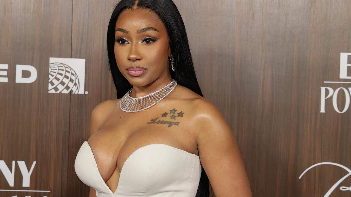 Yung Miami attends the 2024 Ebony Power 100 List at Nya Studios on November 17, 2024 in Los Angeles, California