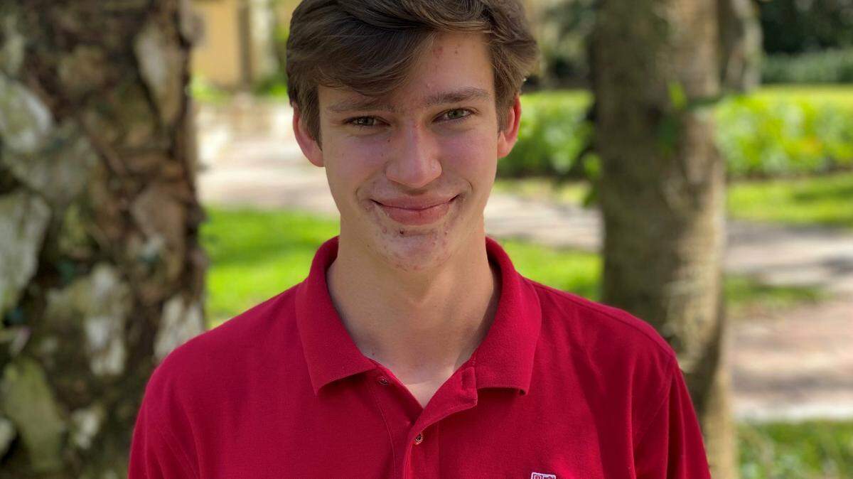 David Fumagalli is a senior at Palmer Trinity School who was recently nominated for the 2021 U.S. Presidential Scholars Program.