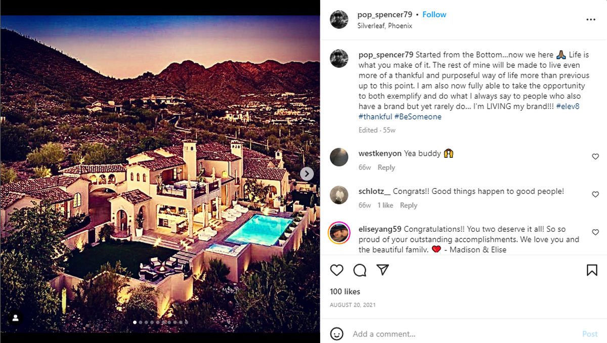 An Instagram post from Adam Spencer, the co-founder of Elev8 Advisors, which was hired by the financial technology company Blueacorn to vet applicants to the Paycheck Protection Program and hired inexperienced friends and family to review applications. In additions to fees for the work, companies tied to Spencer and his family obtained more than $100,000 in potentially fraudulent PPP loans themselves.