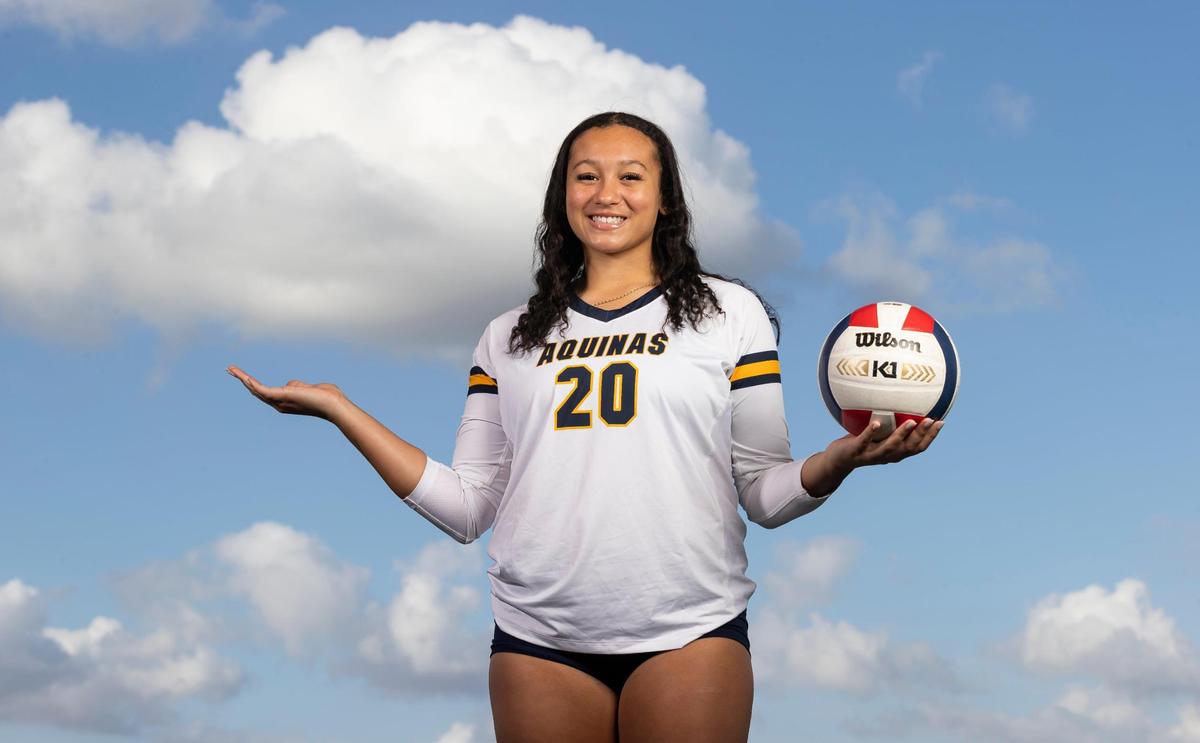 Mikayla Porter, St.Thomas Aquinas High School, Volleyball. All-Broward players photographed at Brian Piccolo Sports Park on Wednesday, Jan. 8, 2023, in Cooper City, Fla.