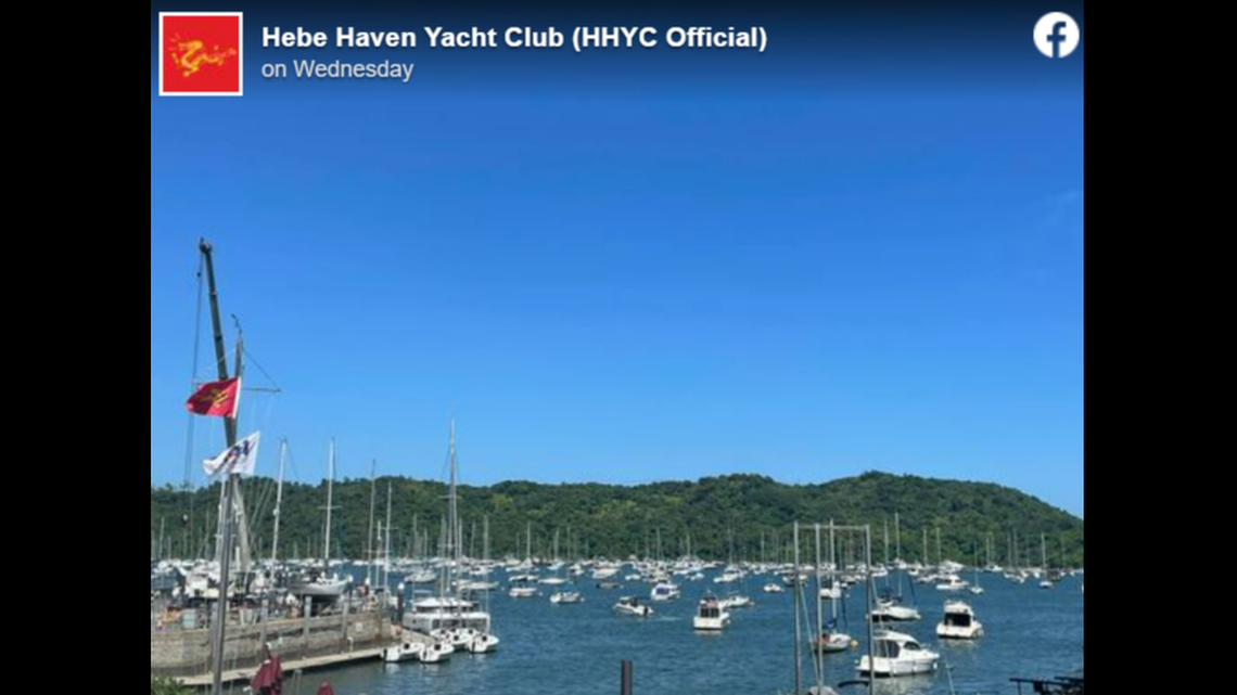 Sailing students at summer camp spotted a baleen whale in Hong Kong.