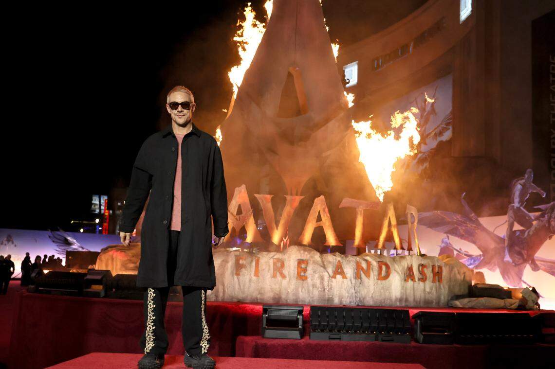 Diplo attends the world premiere of James Cameron’s "Avatar: Fire and Ash" at The Dolby Theatre in Hollywood, California, on Dec. 1, 2025.