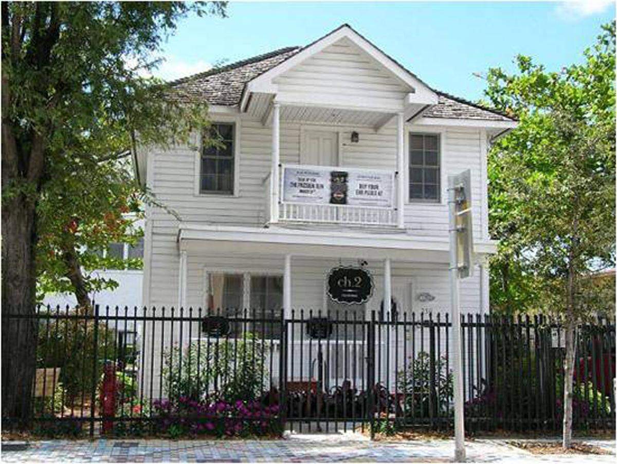 The historic Dorsey House in Overtown. D. A. Dorsey was Miami’s first known Black millionaire.