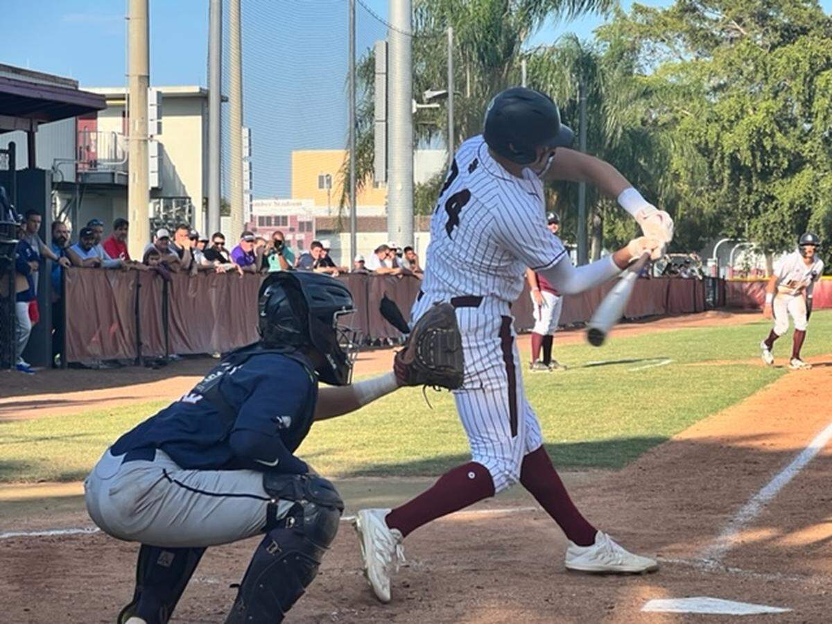 Junior pitcher Christian Rodriguez, a University of Florida commit, is one of 10 key returners who have signed Division-I for the Stoneman Douglas baseball team this season.