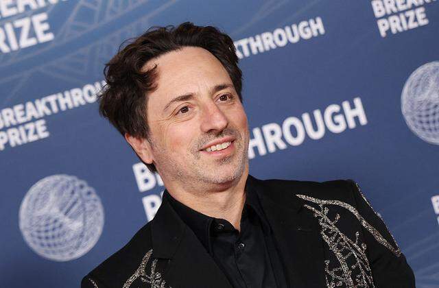 U.S. businessman Sergey Brin in Santa Monica, California, on April 5, 2025.
