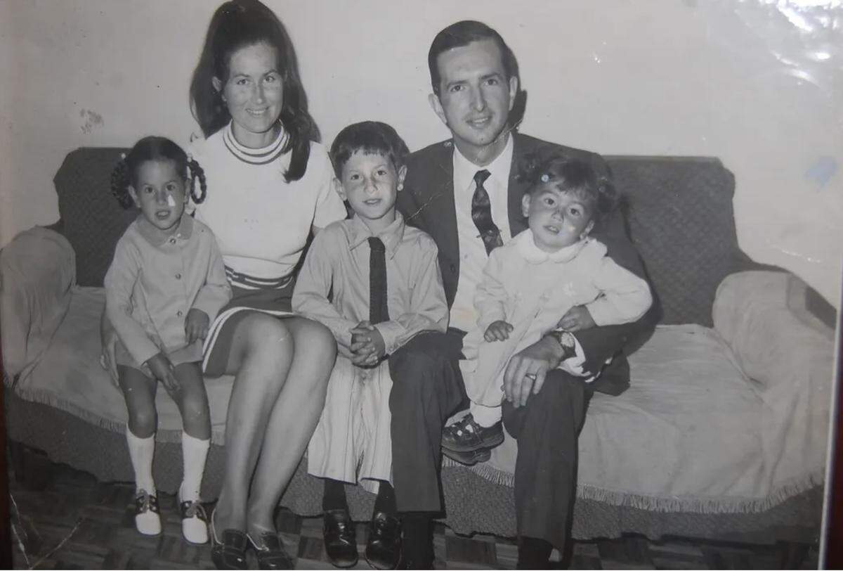 Maria and Gonzalo Torre, and their children, are pictured in an undated family photo.