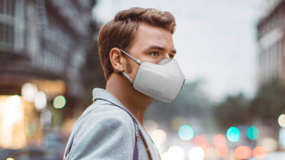 Face mask with a battery-powered air purifier? LG is releasing one soon