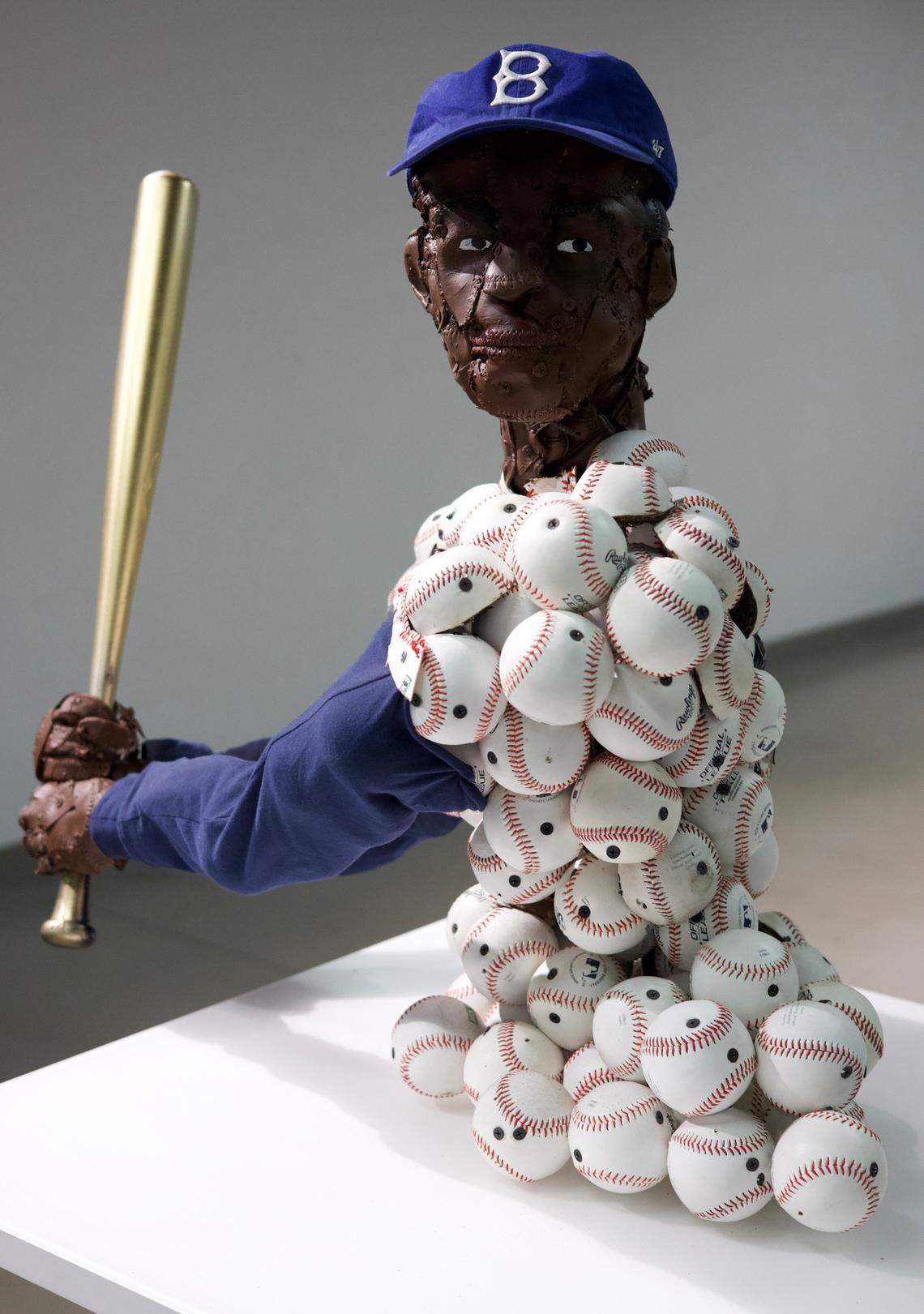 “The Art of the Athlete,” Maxwell ‘Hops’ Pearce’s inaugural exhibition, is at N’namdi Contemporary.