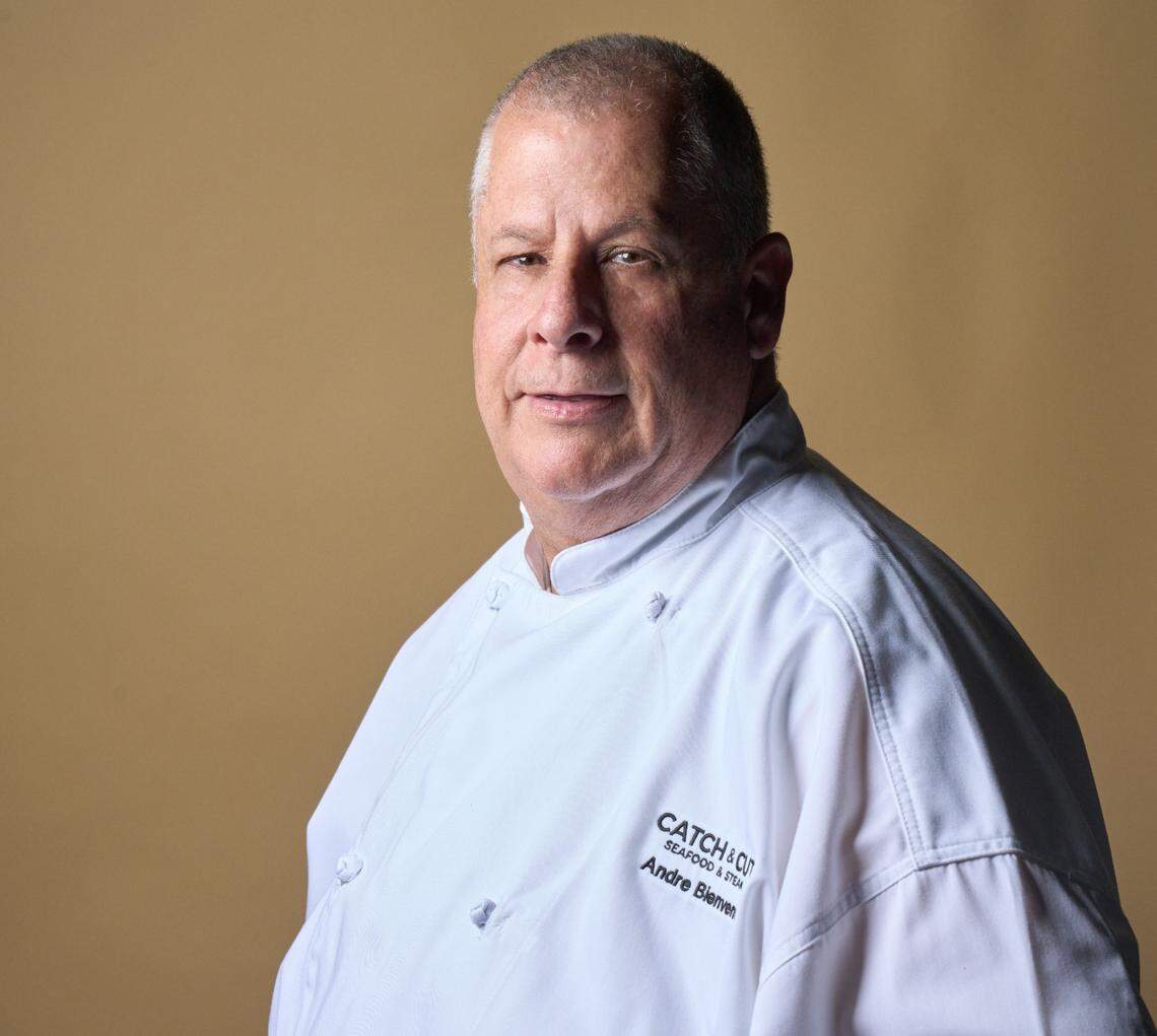 Chef Andre Bienvenu is a partner and executive chef at Catch & Cut restaurant in Fort Lauderdale.