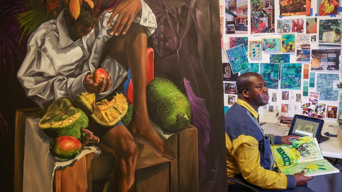 His art takes him around the world, but this rising star always finds his way back to Miami