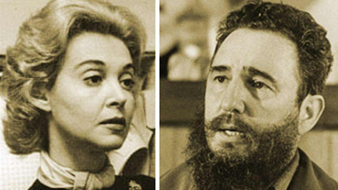 The North American journalist Lisa Howard interviewed Fidel Castro several times in the 1960s.