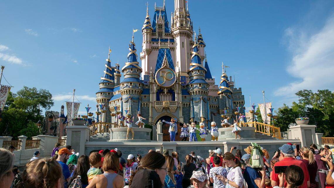 Florida drew an estimated 5 million overseas travelers during the first three quarters of this year, down 30% from the same period in 2019. Disney World in Orlando remains one of the biggest draws.