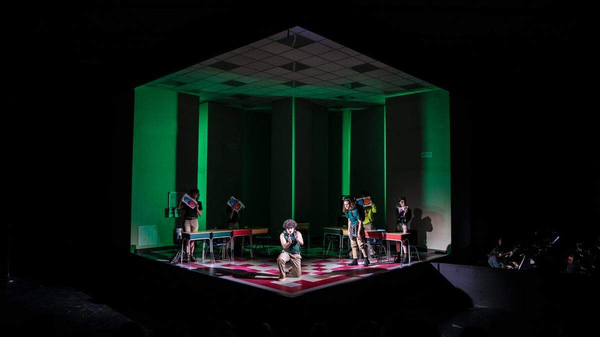 High school kids grapple with popularity, social anxiety and more in in Area Stage’s “Be More Chill” at the Arsht Center.