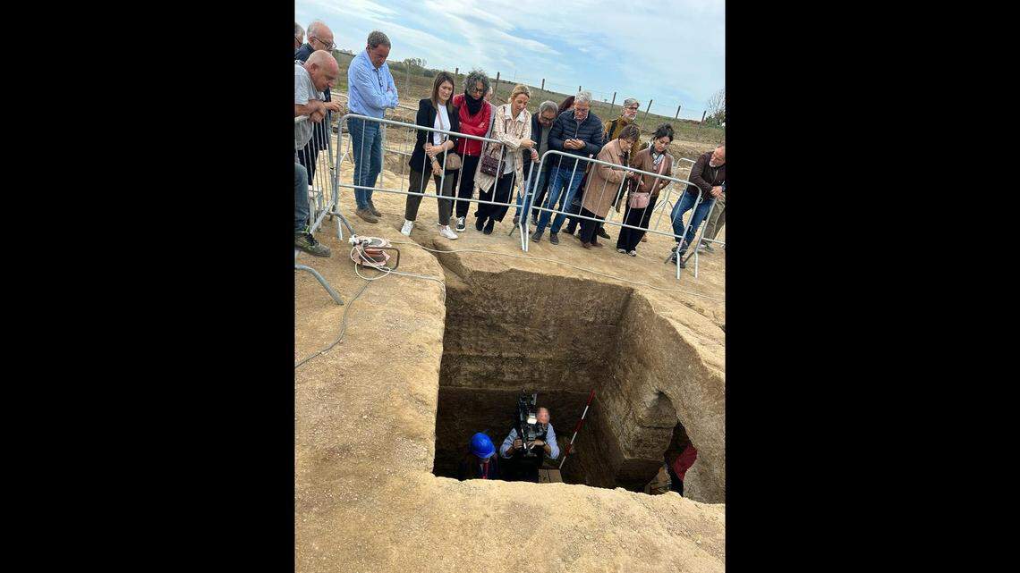 Archaeologists opened a tomb that had been sealed for approximately 2,600 years in Italy, officials said.
