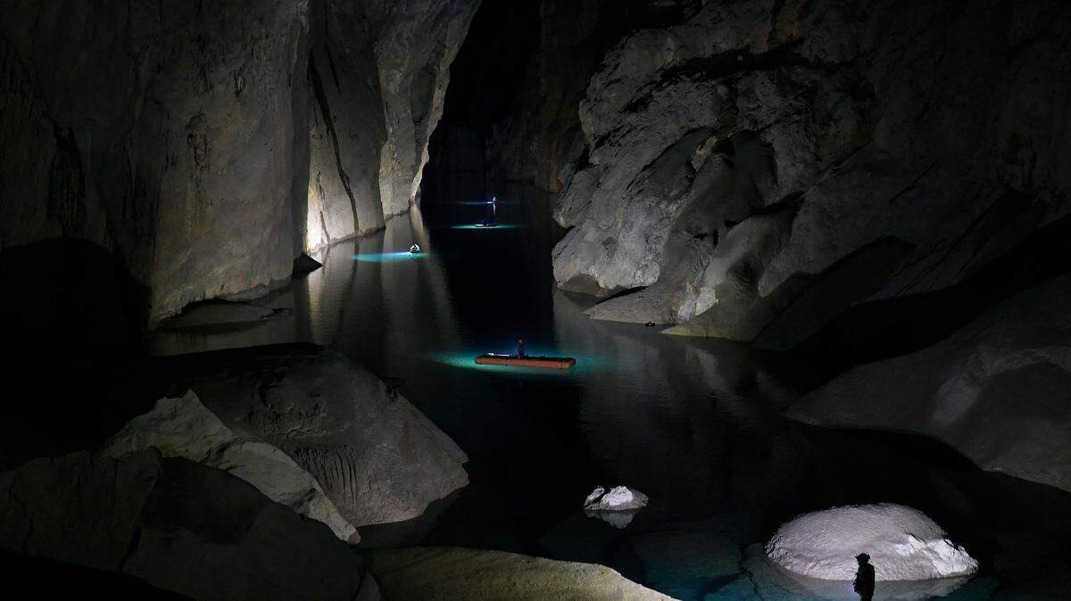 Researchers found dozens of tiny, see-through crustaceans in an Australian cave, including a new “giant” species measuring nearly 6mm (not pictured).