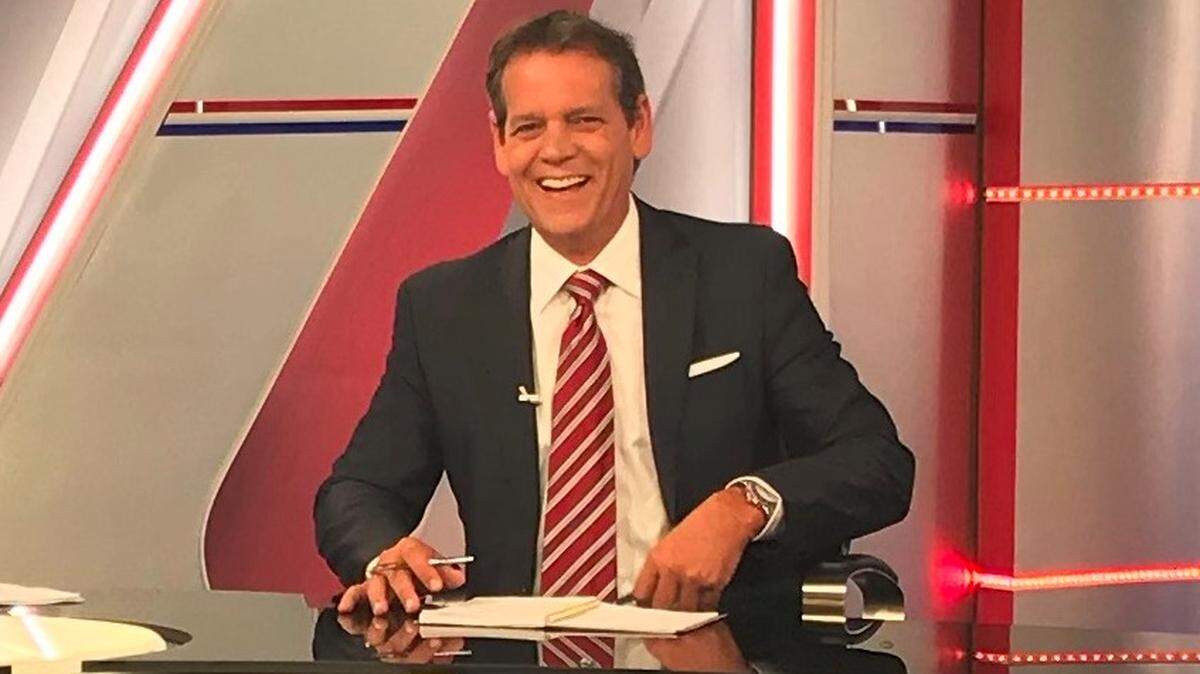 Miami-Dade County Commission candidate Carlos Garin during a break in a televised debate at América TeVé on March 9, 2018.  He is running in the May 22 special election to fill the District 5 seat vacated by Bruno Barreiro.