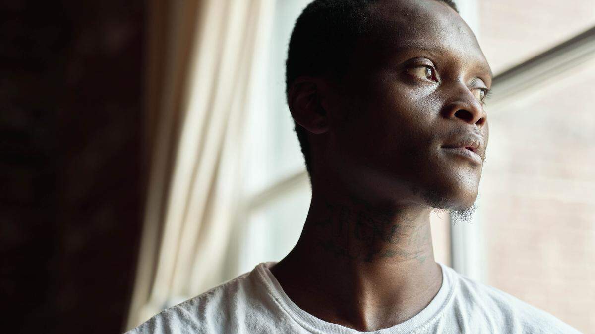 After Larry Black Jr. was shot in the head in 2019, he was prepped to have his organs harvested. But a last-minute intervention in the operating room stopped the procedure. Today, he can walk and talk. He’s a musician and father of three. (Judd Demaline for KFF Health News)