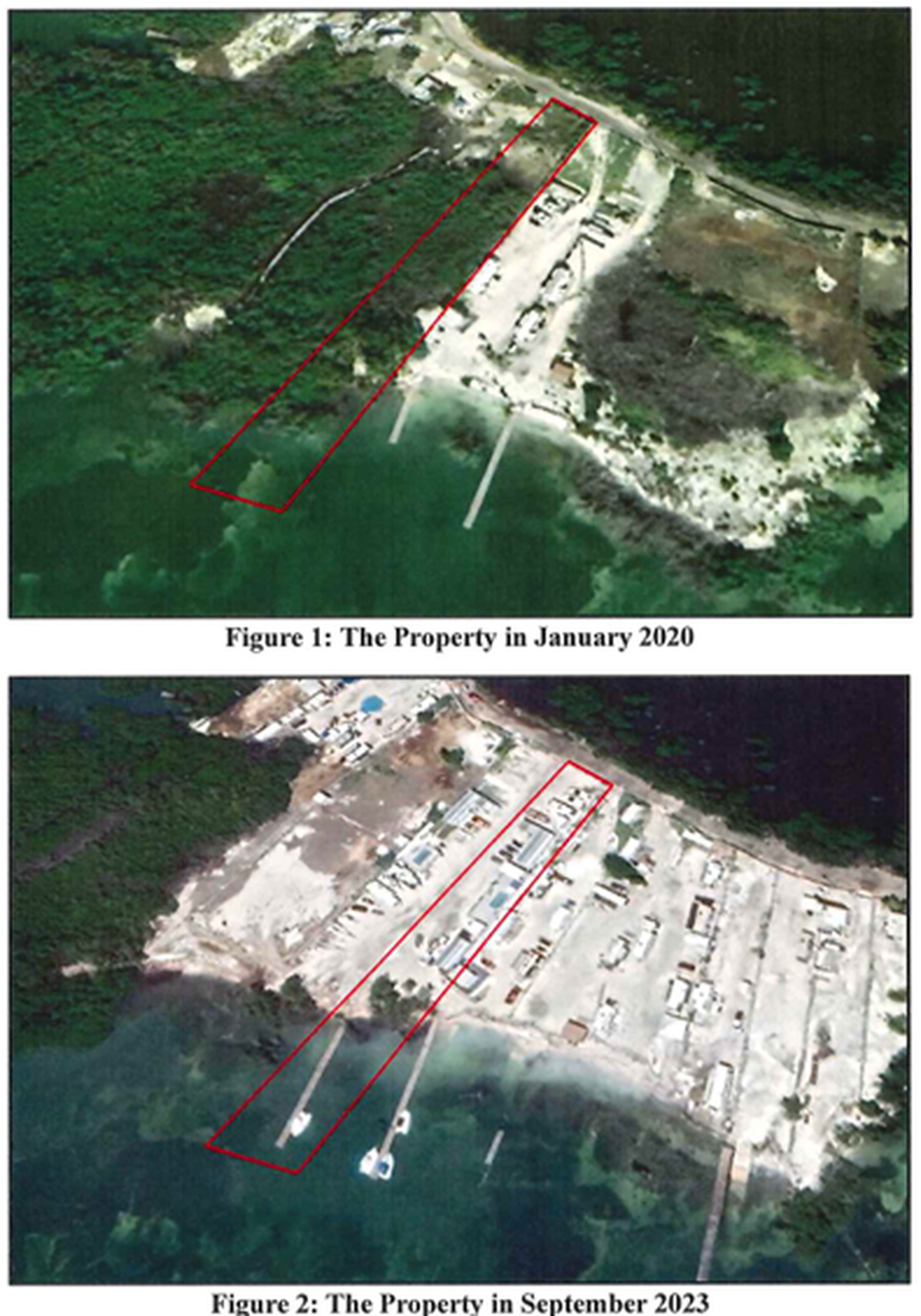 The man is accused of ripping out mangroves and backfilling the wetlands for vacation rentals, federal officials said.