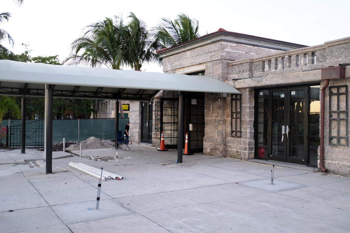 The new patio at Red Fish restaurant will expand the seating to more than 150 people, most of it outdoors.