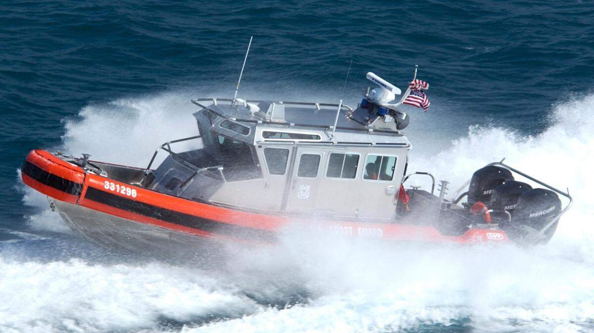 The U.S. Coast Guard used a boat similar to this one to rescue eight people in two separate incidents in the waters off Key West on July 22, 2019.