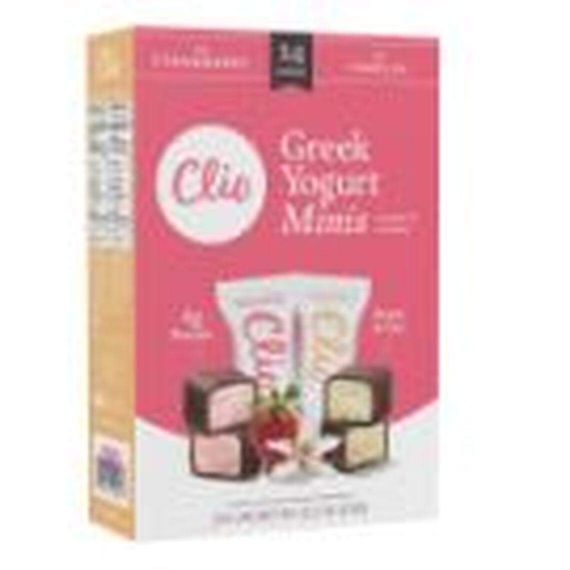 Clio Snacks Vanilla & Strawberry Minis Greek Yogurt Bars