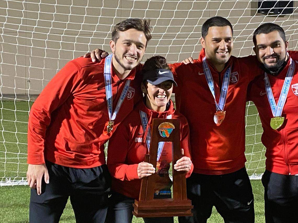 Pamela McDonald and the Firebirds made history together as the school won its first state championship in the sport with a 2-1 victory over Niceville in the Class 6A final at Spec Martin Stadium.