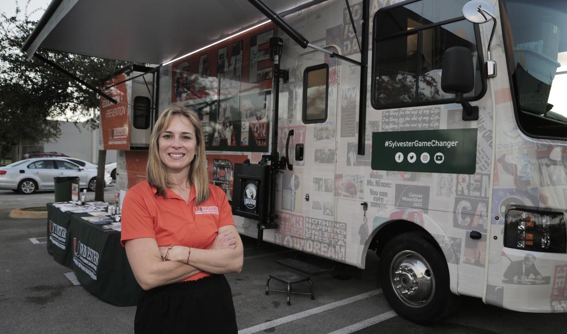 Erin Kobetz, a cancer researcher at the University of Miami Sylvester Comprehensive Cancer Center, has launched a mobile clinic in an effort to screen more Haitian-American women for cervical cancer.