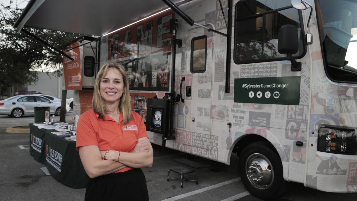 Erin Kobetz, a cancer researcher at the University of Miami Sylvester Comprehensive Cancer Center, has launched a mobile clinic in an effort to screen more Haitian-American women for cervical cancer.