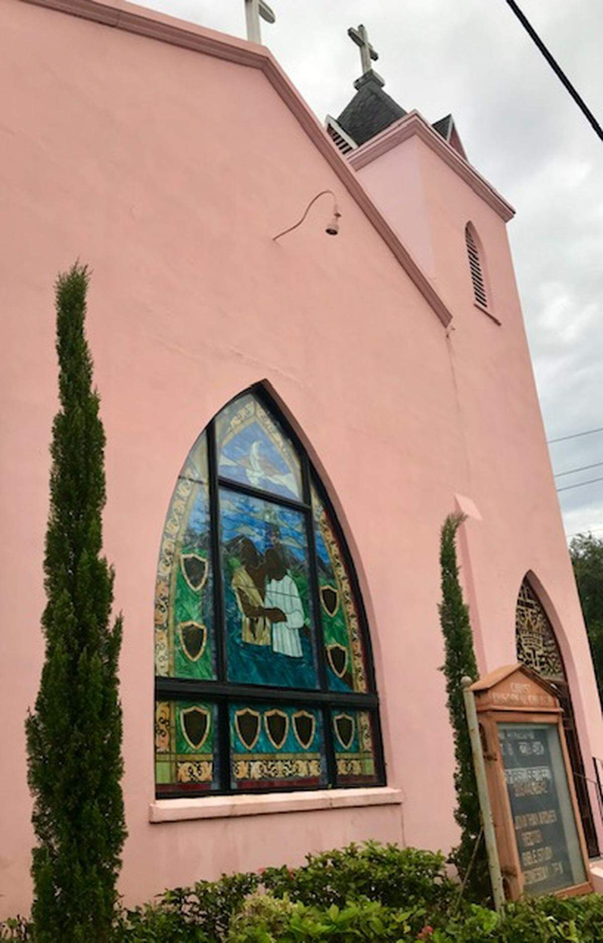 Christ Episcopal Church, founded in 1901 by Bahamian settlers, is a collection site for relief supplies for the Bahamas.