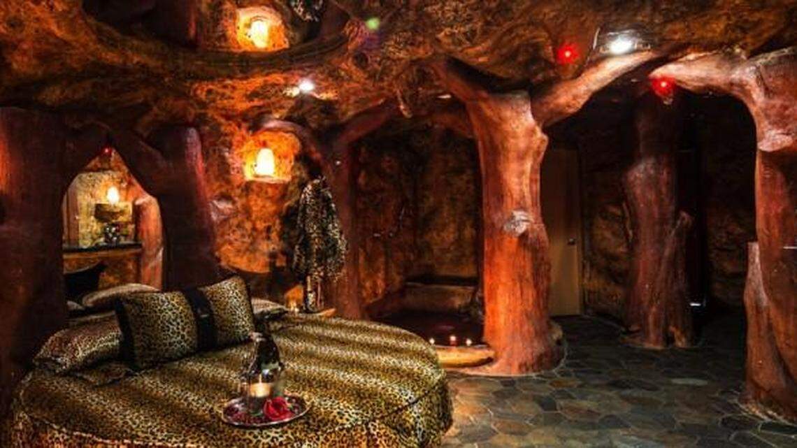 Live out your Flintstone fantasy in this classy suite at the Executive Motel in Hialeah.